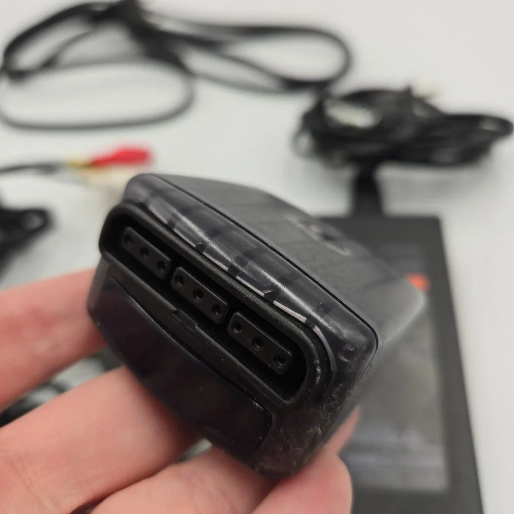 OEM Sony Playstation 2 PS2 Slim SCPH-70100 AC Adapter Power Supply AV Cable Read